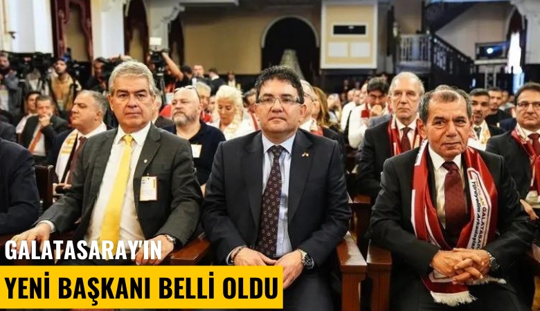 Galatasaray'ın yeni başkanı belli oldu