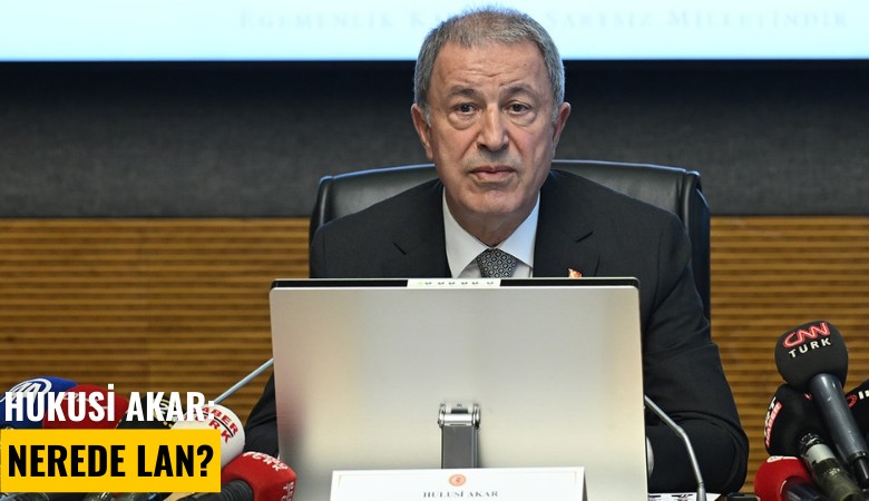 Hulusi Akar, mikrofonu açık unuttu: Nerede lan?