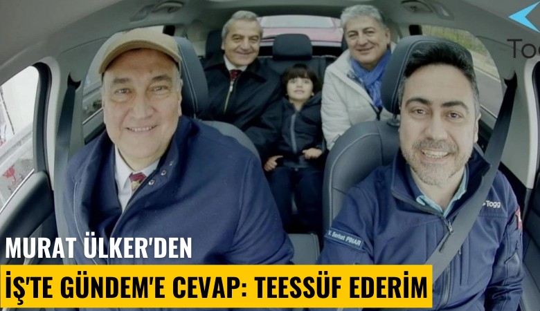 Murat Ülker'den İş'te Gündem'e cevap: Teessüf ederim