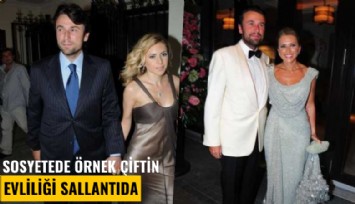 Sosyetede örnek çiftin evliliği sallantıda