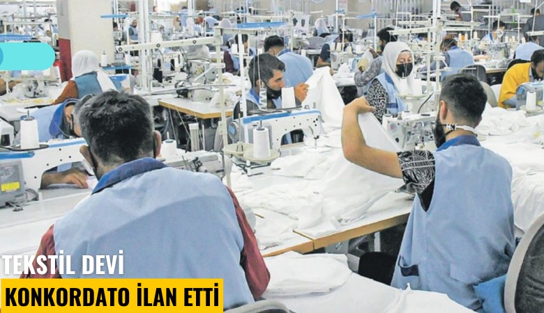 Tekstil devi konkordato ilan etti