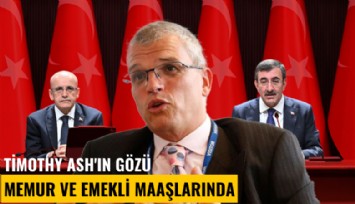 Timothy Ash'ın gözü memur ve emekli maaşlarında