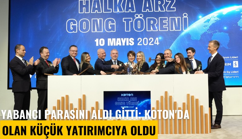 Yabancı parasını aldı gitti; Koton'da olan küçük yatırımcıya oldu