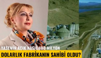 Yasemin Açık nasıl 400 milyon dolarlık fabrikanın sahibi oldu?