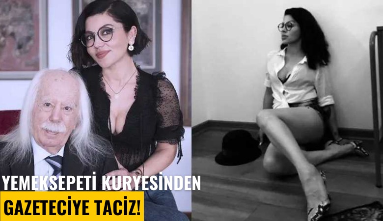 Yemeksepeti kuryesinden gazeteciye taciz!
