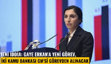 Yeni iddia: Gaye Erkan'a yeni görev, iki kamu bankası GM'si görevden alınacak