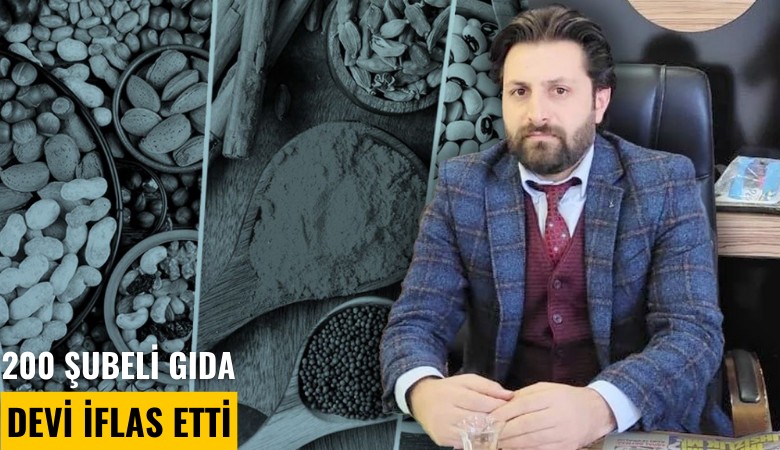 200 şubeli gıda devi iflas etti