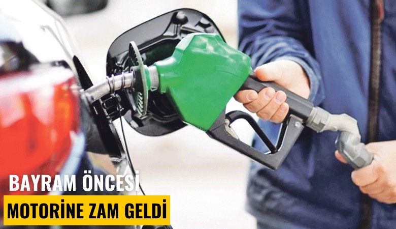 Bayram öncesi motorine zam geldi