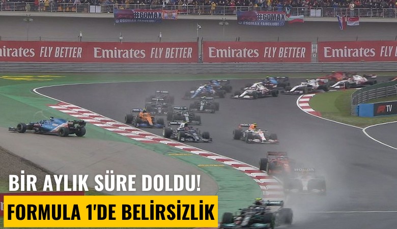 Bir aylık süre doldu! Formula 1'de belirsizlik