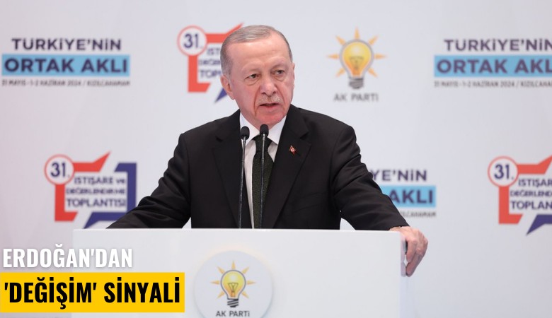 Erdoğan'dan 'değişim' sinyali