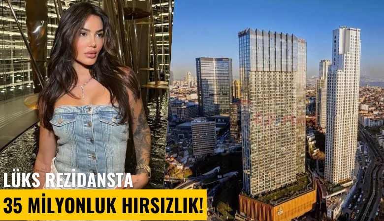 Lüks rezidansta 35 milyonluk hırsızlık şoku!