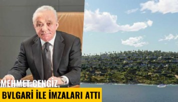 Mehmet Cengiz, Bvlgari ile imzaları attı