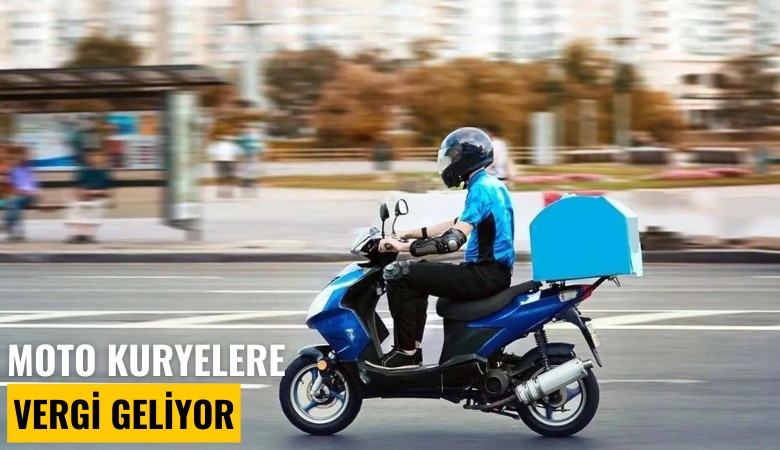 Moto kuryelere vergi geliyor