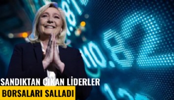 Sandıktan çıkan liderler borsaları salladı