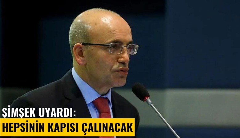 Şimşek uyardı: Hepsinin kapısı çalınacak