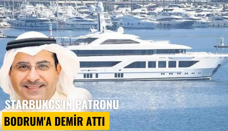 Starbukcs'ın patronu Bodrum'a demir attı