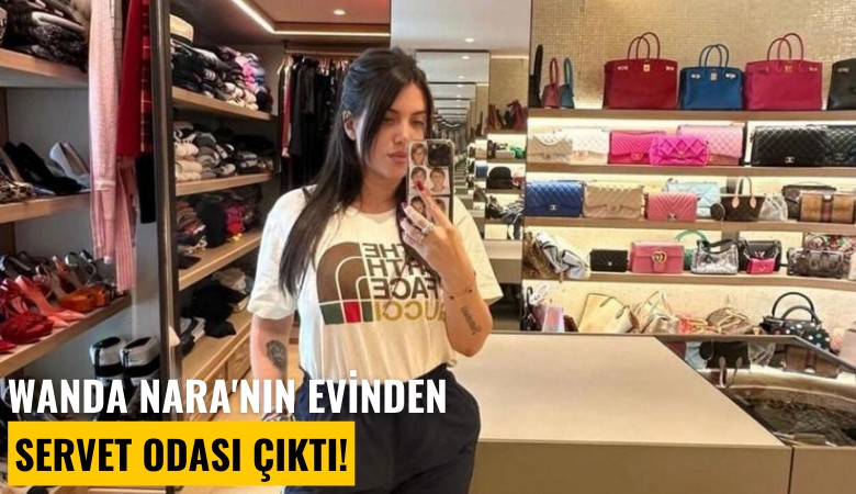 Wanda Nara'nın evinden servet odası çıktı!