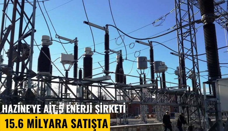 Hazine'ye ait 5 enerji şirketi 15.6 milyara satışta