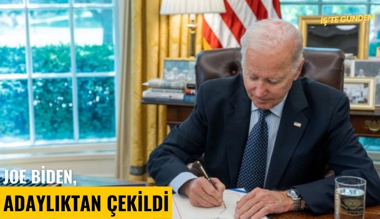 Joe Biden, adaylıktan çekildi