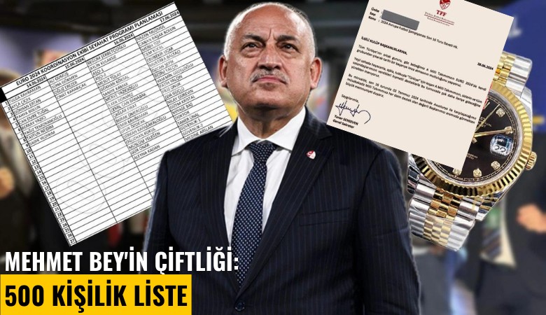 Mehmet Bey'in çiftliği: 500 kişilik liste