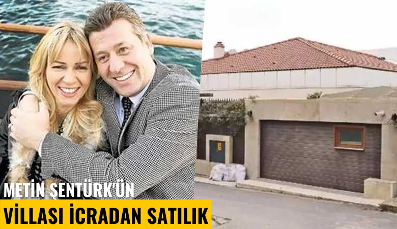 Metin Şentürk'ün villası icradan satılık