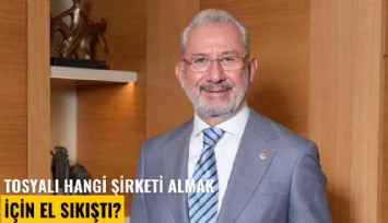 Tosyalı hangi şirketi almak için el sıkıştı?