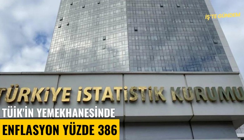 TÜİK'in yemekhanesinde enflasyon yüzde 386