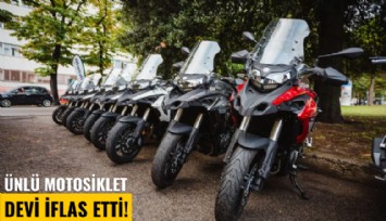 Ünlü motosiklet devi iflas etti!