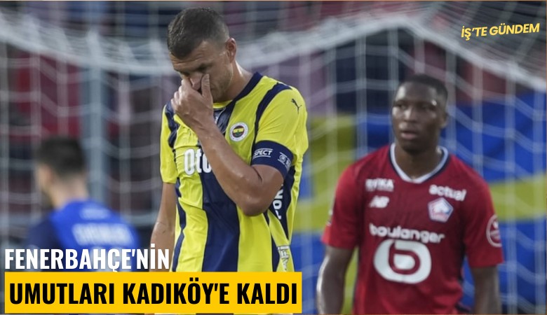 Fenerbahçe'nin umutları Kadıköy'e kaldı