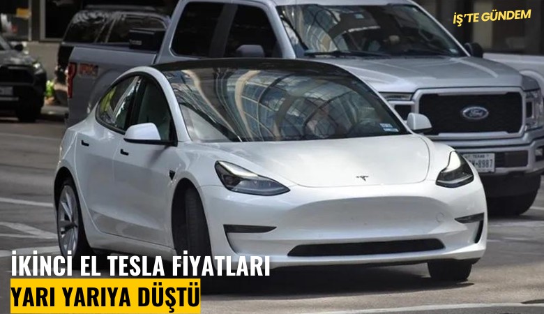 İkinci el Tesla fiyatları yarı yarıya düştü