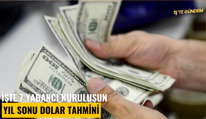 İşte 7 yabancı kuruluşun yıl sonu dolar tahmini