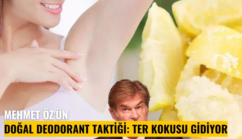 Mehmet Öz'ün doğal deodorant taktiği: Ter kokusu gidiyor