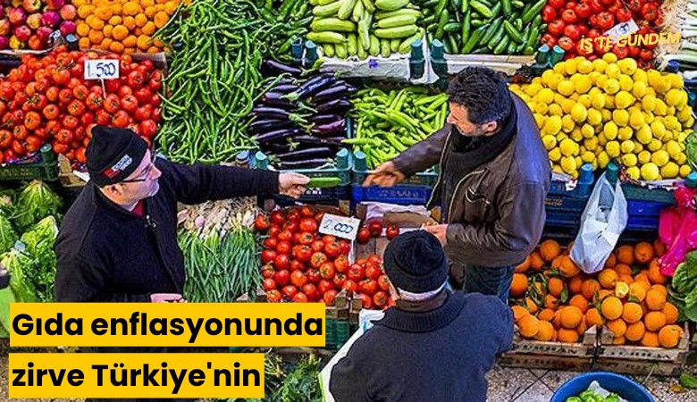 Gıda enflasyonunda zirve Türkiye'nin