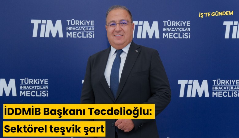 İDDMİB Başkanı Tecdelioğlu: Sektörel teşvik şart