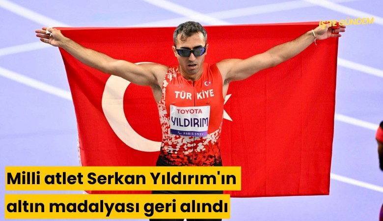 Milli atlet Serkan Yıldırım'ın altın madalyası geri alındı