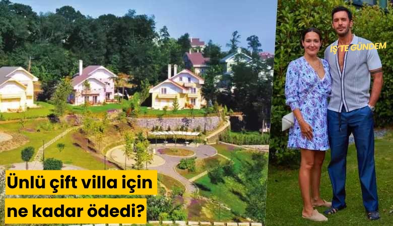 Ünlü çift villa için ne kadar ödedi?