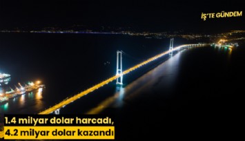 1.4 milyar dolar harcadı, 4.2 milyar dolar kazandı