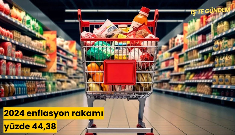 2024 enflasyon rakamı yüzde 44,38