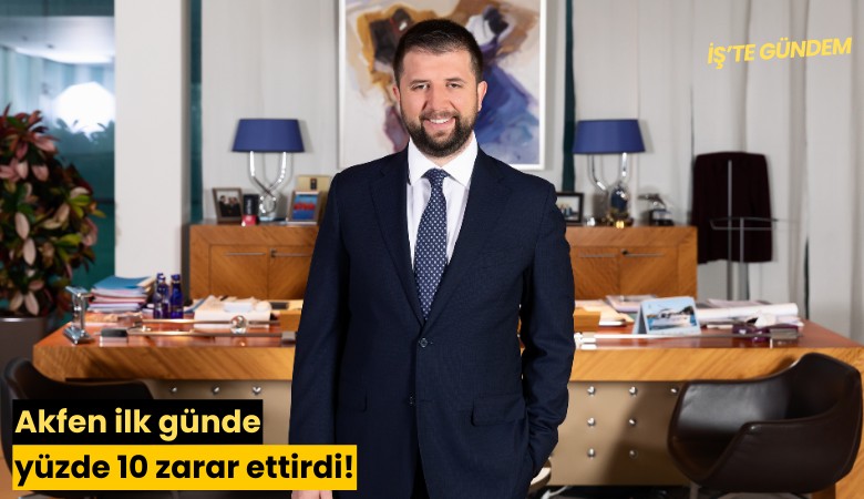 Akfen ilk günde yüzde 10 zarar ettirdi!
