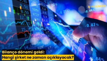 Bilanço dönemi geldi: Hangi şirket ne zaman açıklayacak?