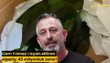 Cem Yılmaz'ı isyan ettiren sipariş: 43 milyonluk zarar!