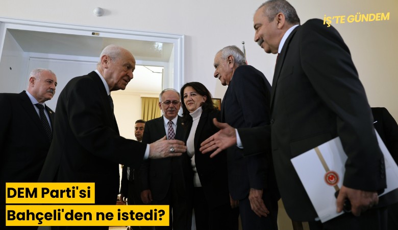 DEM Parti'si Bahçeli'den ne istedi?