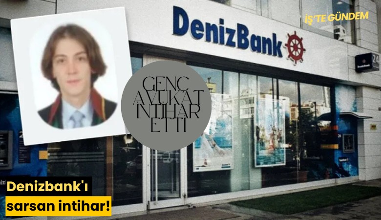 Denizbank'ı sarsan intihar!