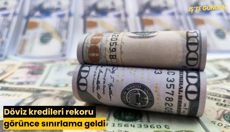 Döviz kredileri rekoru görünce sınırlama geldi