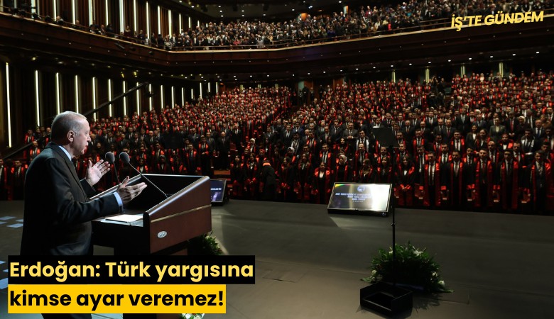 Erdoğan: Türk yargısına kimse ayar veremez!