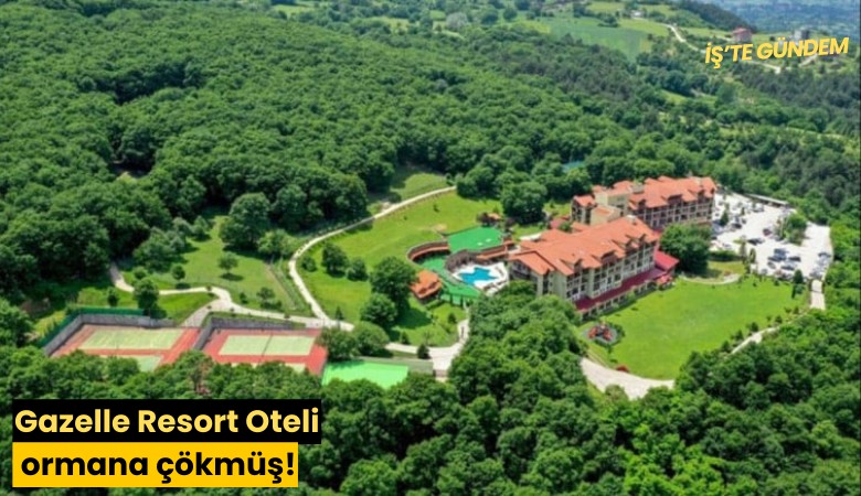 Gazelle Resort Oteli ormana çökmüş!