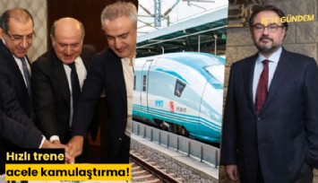Hızlı trene acele kamulaştırma!
