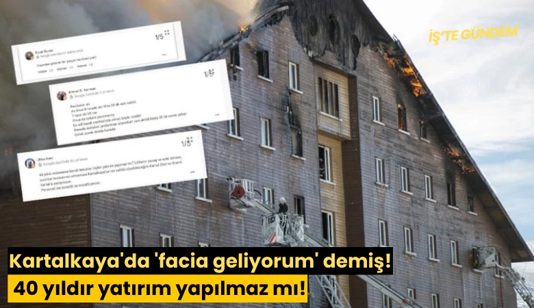 Kartalkaya'da 'facia geliyorum' demiş: 40 yıldır yatırım yapılmaz mı!