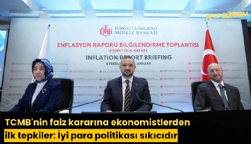 TCMB'nin faiz kararına ekonomistlerden ilk tepkiler: İyi para politikası sıkıcıdır