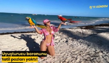 Uyuşturucu baronunu tatil pozları yaktı!